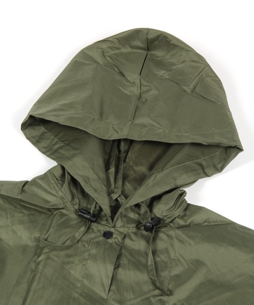 GLOBAL WORK（グローバルワーク）の「UVカット／レインポンチョ/167008（レインコート/ポンチョ・レディース・ベージュ/ネイビー/グリーン・FREE）」の6枚目の写真