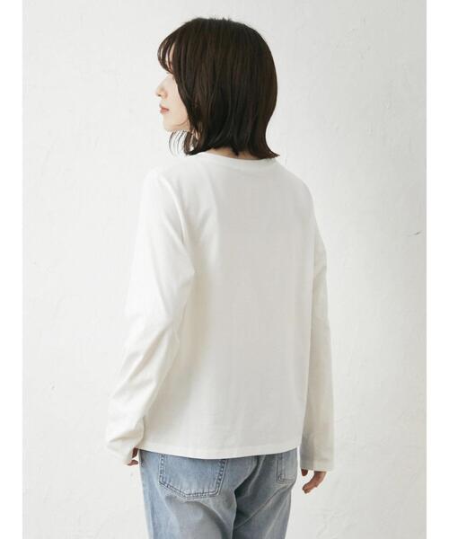 Green Parks(グリーンパークス)の「コンパクトロゴTEE(Tシャツ/カットソー・レディース・ピンク/グリーン・FREE)」の5枚目の写真