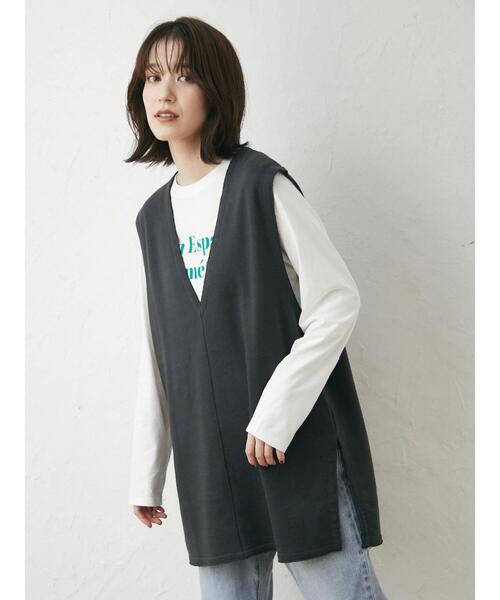 Green Parks(グリーンパークス)の「コンパクトロゴTEE(Tシャツ/カットソー・レディース・ピンク/グリーン・FREE)」の9枚目の写真