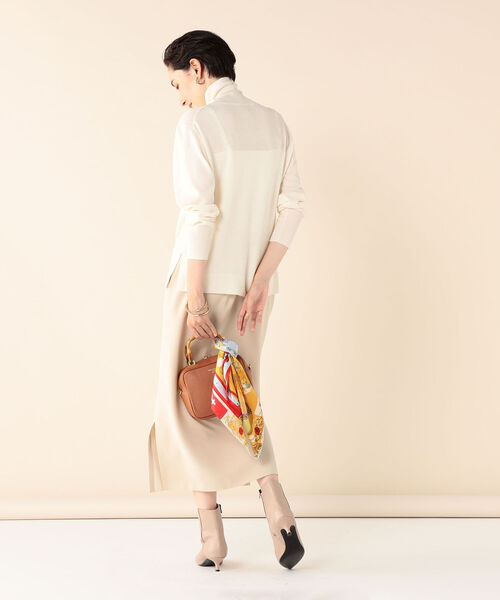 NOLLEY’S（ノーリーズ）の「《手洗い可能》アンチピリングタートルネックプルオーバーニット（ニット/セーター・レディース・ライトグレー/ブラック/ベージュ/オフホワイト/ピンク/イエロー/ブルー/ラベンダー/ベビーピンク/レッド/ホワイト系その他5・38）」の19枚目の写真