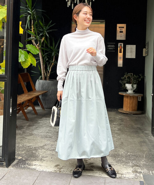 セール】《手洗い可能》アンチピリングタートルネックプルオーバー