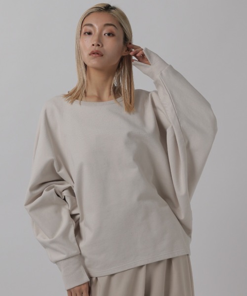 OFAKIND(オフアカインド)の「OFAKIND / ドルマントレーナー(Tシャツ/カットソー・レディース・ブラック/グリーン/サンドグレー・FREE)」の1枚目の写真