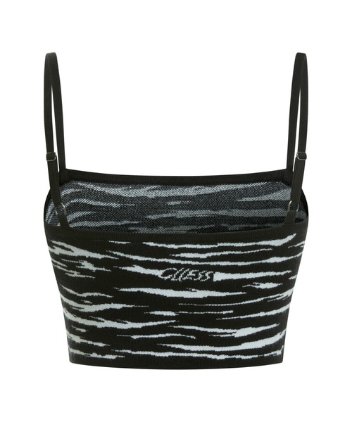 Guess（ゲス）の「GUESS Originals Eco Zebra Jacquard Cami（その他トップス・レディース・ブラック・SMALL/MEDIUM/X-SMALL）」の6枚目の写真