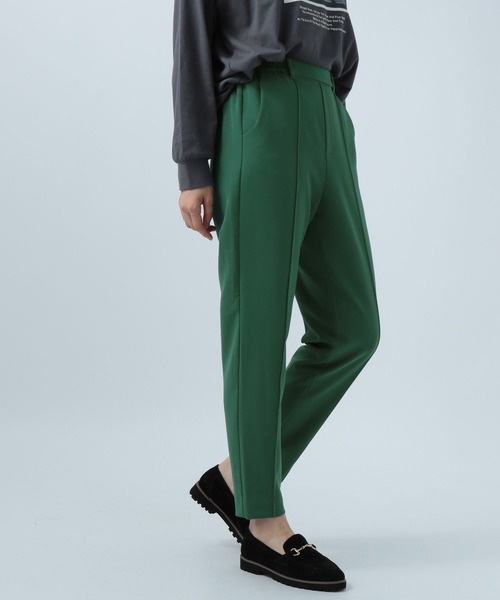 BAYFLOW(ベイフロー)の「カラーストレッチテーパードパンツ(その他パンツ・レディース・イエロー/ピンク/ブラック/グリーン・LARGE/MEDIUM/SMALL)」の3枚目の写真