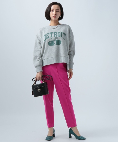 BAYFLOW(ベイフロー)の「カラーストレッチテーパードパンツ(その他パンツ・レディース・イエロー/ピンク/ブラック/グリーン・LARGE/MEDIUM/SMALL)」の17枚目の写真