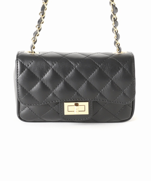 AULENTTI（オウレンティ）の「AULENTTI キルティングチェーンショルダー（ショルダーバッグ・レディース・ブラック/ベージュ/パープル/グリーン/ブラウン・FREE）」の14枚目の写真