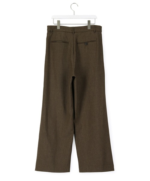ADAM ET ROPE'(アダムエロペ)の「【PROVOKE】DEFORMATION PANTS(スラックス・レディース・ブラック/ダークブラウン・38)」の14枚目の写真