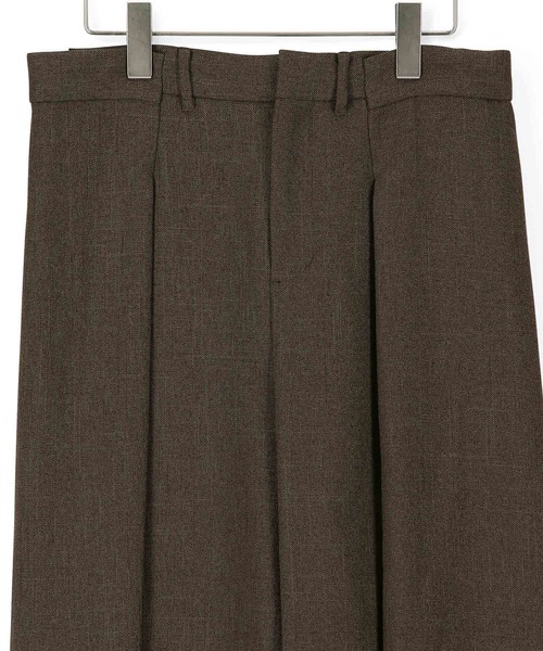 ADAM ET ROPE'(アダムエロペ)の「【PROVOKE】DEFORMATION PANTS(スラックス・レディース・ブラック/ダークブラウン・38)」の13枚目の写真