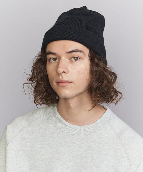BEAUTY&YOUTH UNITED ARROWS(ビューティーアンドユースユナイテッドアローズ)の「アーミー ワッチ キャップ(ニットキャップ/ビーニー・メンズ・ブラック/ダークグリーン/パープル/グレー・FREE)」の2枚目の写真