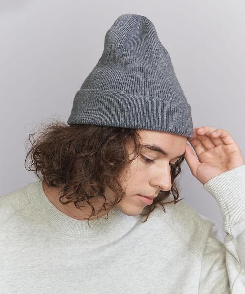 BEAUTY&YOUTH UNITED ARROWS(ビューティーアンドユースユナイテッドアローズ)の「アーミー ワッチ キャップ(ニットキャップ/ビーニー・メンズ・ブラック/ダークグリーン/パープル/グレー・FREE)」の8枚目の写真