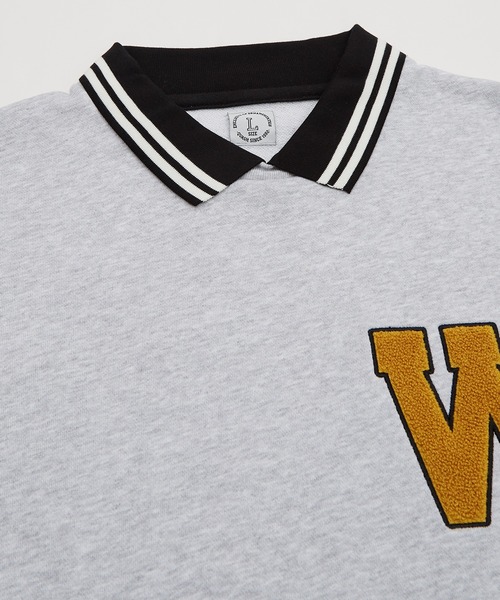 improves（インプローブス）の「サガラワッペン 刺しゅう 襟付き スウェット トレーナー（スウェット・メンズ・グリーン/ブラック/アッシュ/ネイビー・LARGE/MEDIUM）」の16枚目の写真