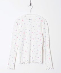 SUPER RIB CREW-NECK TOPS (RIBBON) スーパーリブクルーネックトップス (リボン)