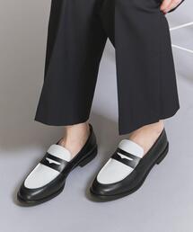 BEAUTY&YOUTH UNITED ARROWS | レザー コンビカラー ローファー(ローファー)