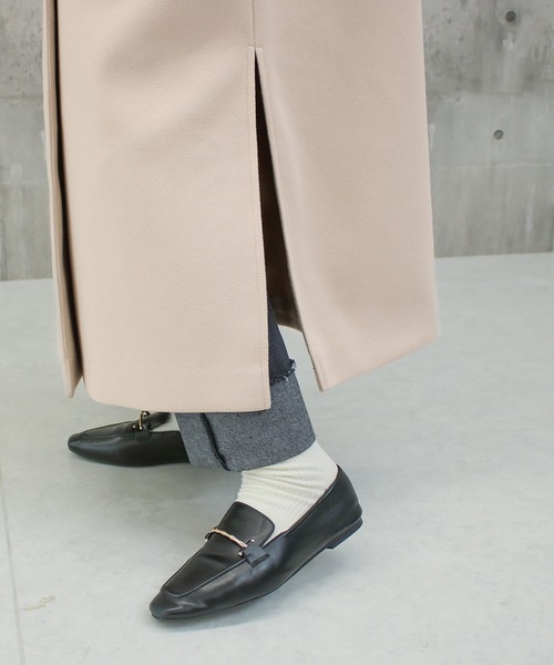 ビッグスタンドカラーロングコート