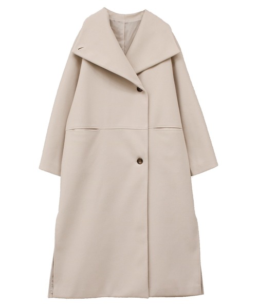 ビッグスタンドカラーロングコート