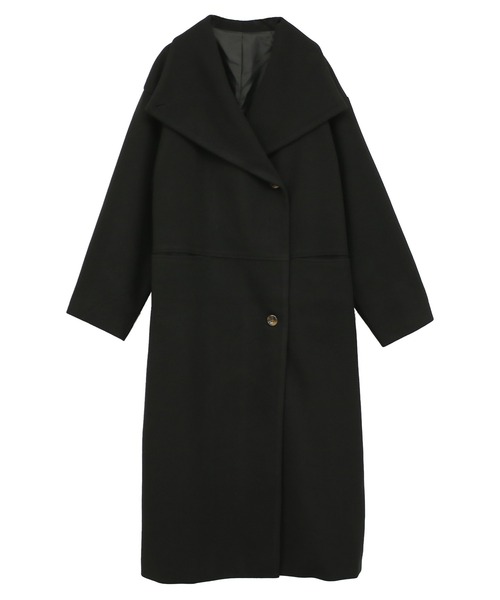 ビッグスタンドカラーロングコート