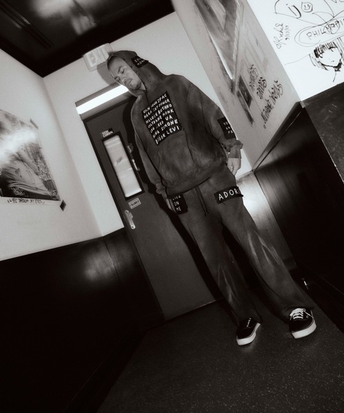 BOW WOW(バウワウ)の「LEVI "FAVORITE THINGS" SWEAT PANTS(スウェットパンツ・メンズ・ブラック・M/L/XL)」の6枚目の写真