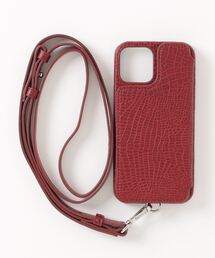 Demiurvo（デミウルーボ）の「Demiurvo/デミウルーボ/POCHE FLAT CROCOストラップセット/iPhone SE3/SE2/8/7/6s/6・12 Pro/12・13・13Pro・14・14Pro（スマホケース/カバー・メンズ）」