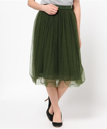 DouDou | 【DouDou】チュールレースロングスカート(スカート)