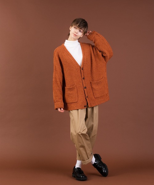 ONCILY（オンシェリー）の「MOLE YARN KNIT CARDIGAN / モールヤーン