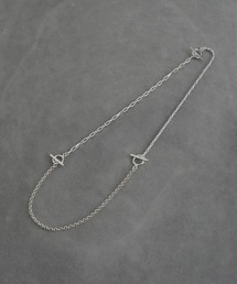 ISOLATION | 【ISOLATION / アイソレーション】〈UNISEX〉silver925 Triple Chain Necklace / シルバー925 トリプルチェーン マンテルネックレス(ネックレス)