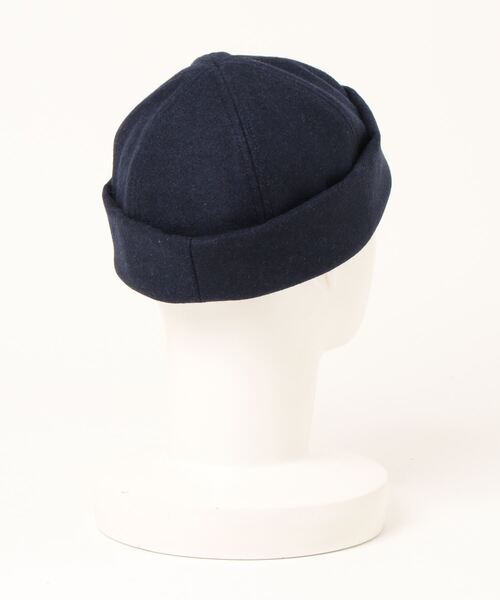 PARKS TOKYO SELECT（パークストウキョウセレクト）の「【Emstate/エムステイト】（UN）MELTON WOOL SKULL CAP BEANIE（キャップ・メンズ・ネイビー/ブラウン/キャメル/オリーブ・S/M）」の5枚目の写真