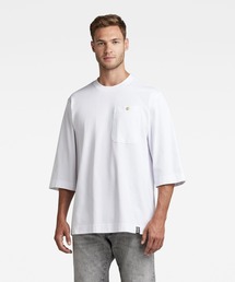G-STAR | ESSENTIAL LOOSE 3/4 SLEEVE T-SHIRT/ポケT/七分袖(Tシャツ/カットソー)