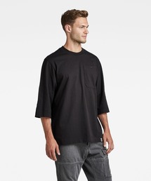 送料込★G-Star★Essential Loose R スウェットシャツ G-STAR RAW（ジースターロゥ）の「ESSENTIAL LOOSE 3/4 SLEEVE T