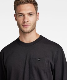 送料込★G-Star★Essential Loose R スウェットシャツ G-STAR RAW(ジースターロゥ)の「ESSENTIAL LOOSE 3/4 SLEEVE T