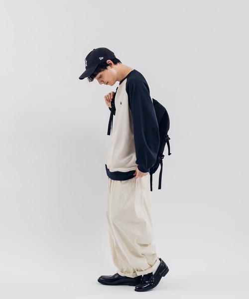 MUHET（ミュエータ）の「ラグランスウェット（スウェット・レディース・ネイビー/ブラウン/カーキ/杢グレー・X-LARGE/MEDIUM）」の17枚目の写真