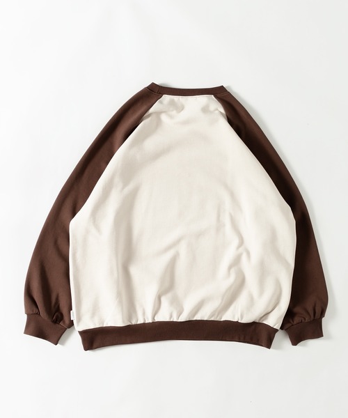 MUHET（ミュエータ）の「ラグランスウェット（スウェット・レディース・ネイビー/ブラウン/カーキ/杢グレー・X-LARGE/MEDIUM）」の20枚目の写真