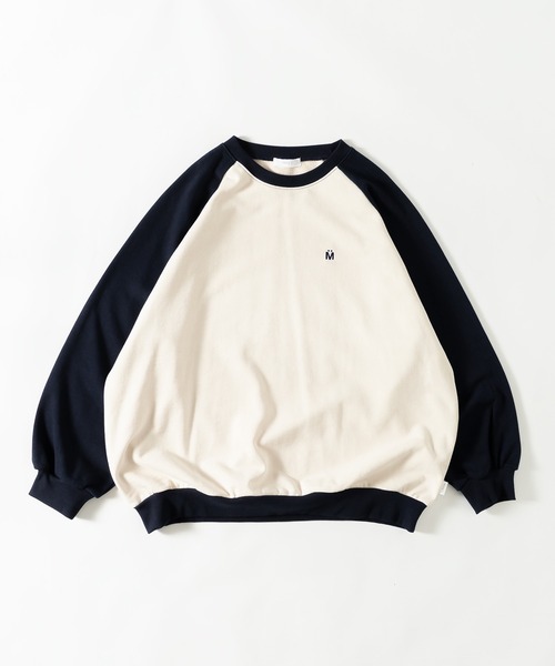 MUHET（ミュエータ）の「ラグランスウェット（スウェット・レディース・ネイビー/ブラウン/カーキ/杢グレー・X-LARGE/MEDIUM）」の5枚目の写真