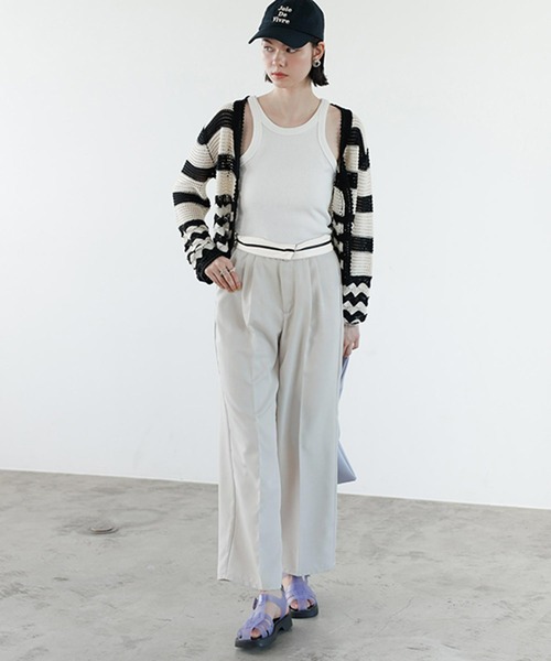 GeeRA（ジーラ）の「クリアグルカサンダル（サンダル・レディース・パープル/グリーン/ブラック・23cm/23.5cm/24cm/24.5cm）」の5枚目の写真