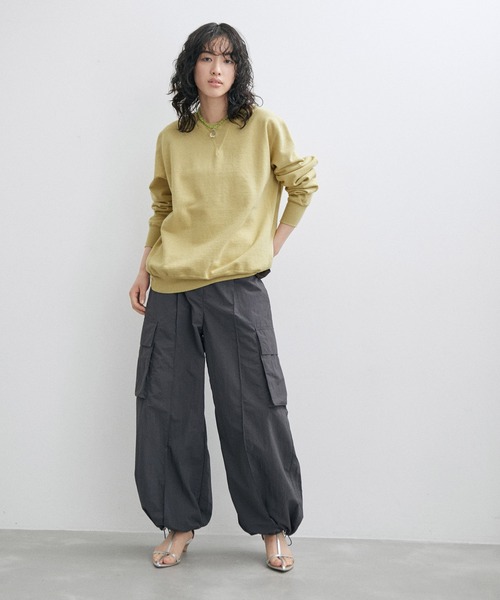 REMI RELIEF（レミレリーフ）の「【REMI RELIEF】スウェットクルー（スウェット・レディース・ライトグリーン/グレー/サックスブルー・M）」の10枚目の写真