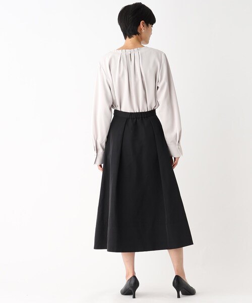 OPAQUE.CLIP（オペークドットクリップ）の「◆タックデザインブラウス（シャツ/ブラウス・レディース・オフホワイト/ホワイト系3/ネイビー系/ライトグレー・38/40）」の20枚目の写真