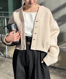 CAPRICIEUX LE'MAGE | ダンボールクロップカーディガン(カーディガン/ボレロ)