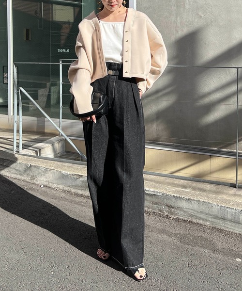 CAPRICIEUX LE'MAGE　 カプリシューレマージュクロップフーディー CAPRICIEUX LE'MAGE カプリシューレマージュクロップフーディー