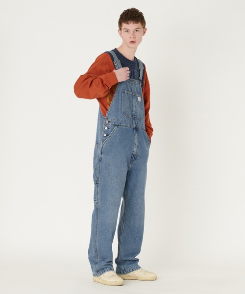 Levi's（リーバイス）の「Levi's/リーバイス オーバーオール ミディアムインディゴ STONEWASH（サロペット/オーバーオール・メンズ・インディゴブルー・L/M/S/XL）」の3枚目の写真