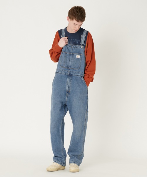 Levi's（リーバイス）の「Levi's/リーバイス オーバーオール ミディアムインディゴ STONEWASH（サロペット/オーバーオール・メンズ・インディゴブルー・L/M/S/XL）」の4枚目の写真
