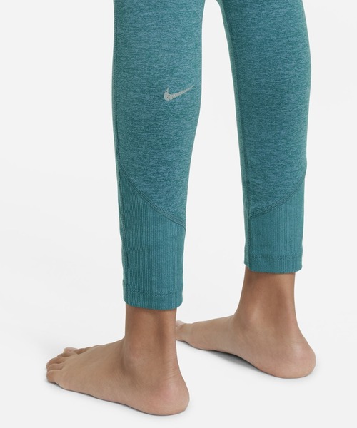 NIKE（ナイキ）の「ナイキ ヨガ Dri-FIT ジュニア (ガールズ) レギンス / Nike Yoga Dri-FIT Big Kids' (Girls') Leggings（レギンス/スパッツ・キッズ・グリーン系その他/ブラック・S）」の5枚目の写真