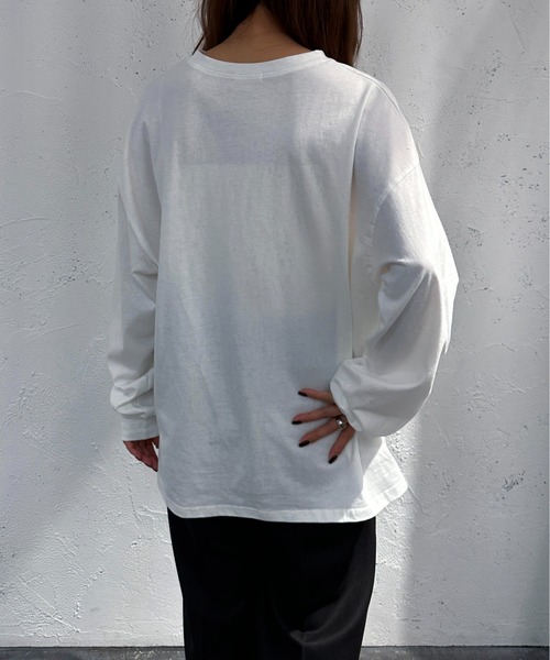 apres jour mignon（アプレジュールミニョン）の「アソートBIGロンT【ZOZOTOWN限定アイテム】（Tシャツ/カットソー・レディース・アイボリー/ブラック/ホワイト系その他2/オフホワイト/ベージュ系その他/ピンク/ホワイト系その他・フリー/X-LARGE）」の21枚目の写真