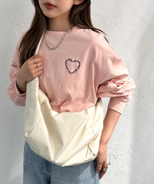 apres jour mignon（アプレジュールミニョン）の「アソートBIGロンT【ZOZOTOWN限定アイテム】（Tシャツ/カットソー・レディース・アイボリー/ブラック/ホワイト系その他2/オフホワイト/ベージュ系その他/ピンク/ホワイト系その他・フリー/X-LARGE）」の15枚目の写真