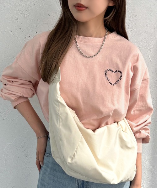 apres jour mignon（アプレジュールミニョン）の「アソートBIGロンT【ZOZOTOWN限定アイテム】（Tシャツ/カットソー・レディース・アイボリー/ブラック/ホワイト系その他2/オフホワイト/ベージュ系その他/ピンク/ホワイト系その他・フリー/X-LARGE）」の16枚目の写真