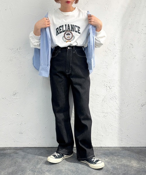 apres jour mignon（アプレジュールミニョン）の「アソートBIGロンT【ZOZOTOWN限定アイテム】（Tシャツ/カットソー・レディース・アイボリー/ブラック/ホワイト系その他2/オフホワイト/ベージュ系その他/ピンク/ホワイト系その他・フリー/X-LARGE）」の14枚目の写真