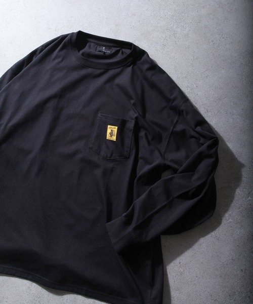 COBMASTER(コブマスター)の「【別注】【COB MASTER】 ロゴポケットロンT/長袖ロングスリーブTシャツ(Tシャツ/カットソー・レディース・ホワイト/グリーン/アッシュ/ブラック/ネイビー・LARGE/MEDIUM)」の2枚目の写真