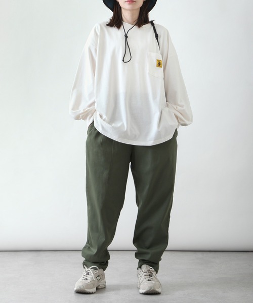 COBMASTER(コブマスター)の「【別注】【COB MASTER】 ロゴポケットロンT/長袖ロングスリーブTシャツ(Tシャツ/カットソー・レディース・ホワイト/グリーン/アッシュ/ブラック/ネイビー・LARGE/MEDIUM)」の8枚目の写真