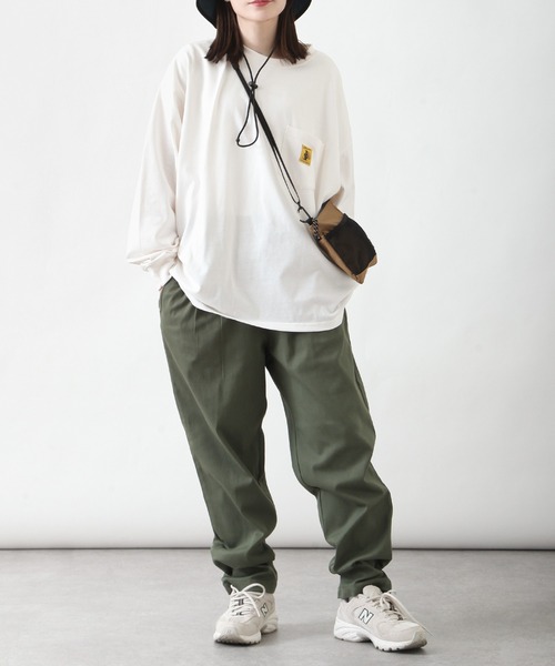 COBMASTER(コブマスター)の「【別注】【COB MASTER】 ロゴポケットロンT/長袖ロングスリーブTシャツ(Tシャツ/カットソー・レディース・ホワイト/グリーン/アッシュ/ブラック/ネイビー・LARGE/MEDIUM)」の9枚目の写真