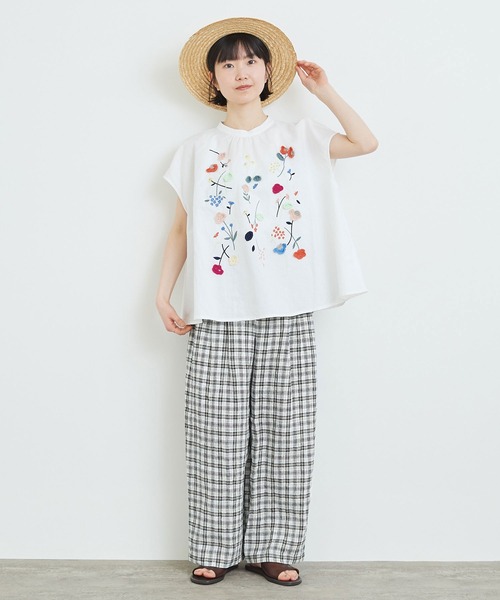 アトリエサボン　たくさんタックパンツ l'atelier du savon（アトリエドサボン）の「たくさんタックの