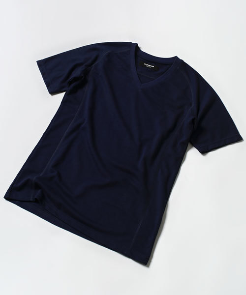 1piu1uguale3 RELAX（ウノピュウノウグァーレトレリラックス）の「1PIU1UGUALE3 RELAX/ 別注V-Neck Tee（Tシャツ/カットソー・メンズ・ブルー/グレー/ホワイト/ブラック・MEDIUM/LARGE/SMALL）」の15枚目の写真