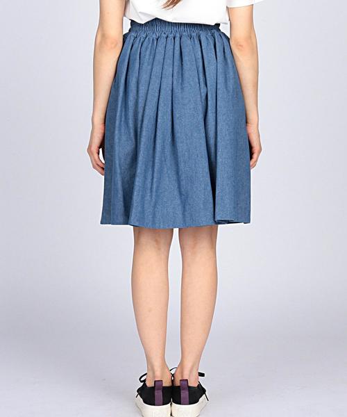 analog lighting(アナログライティング)の「ANALOG LIGHTING(アナログ ライティング) denim evening skirt●(スカート・レディース・ライトブルー・SMALL)」の2枚目の写真